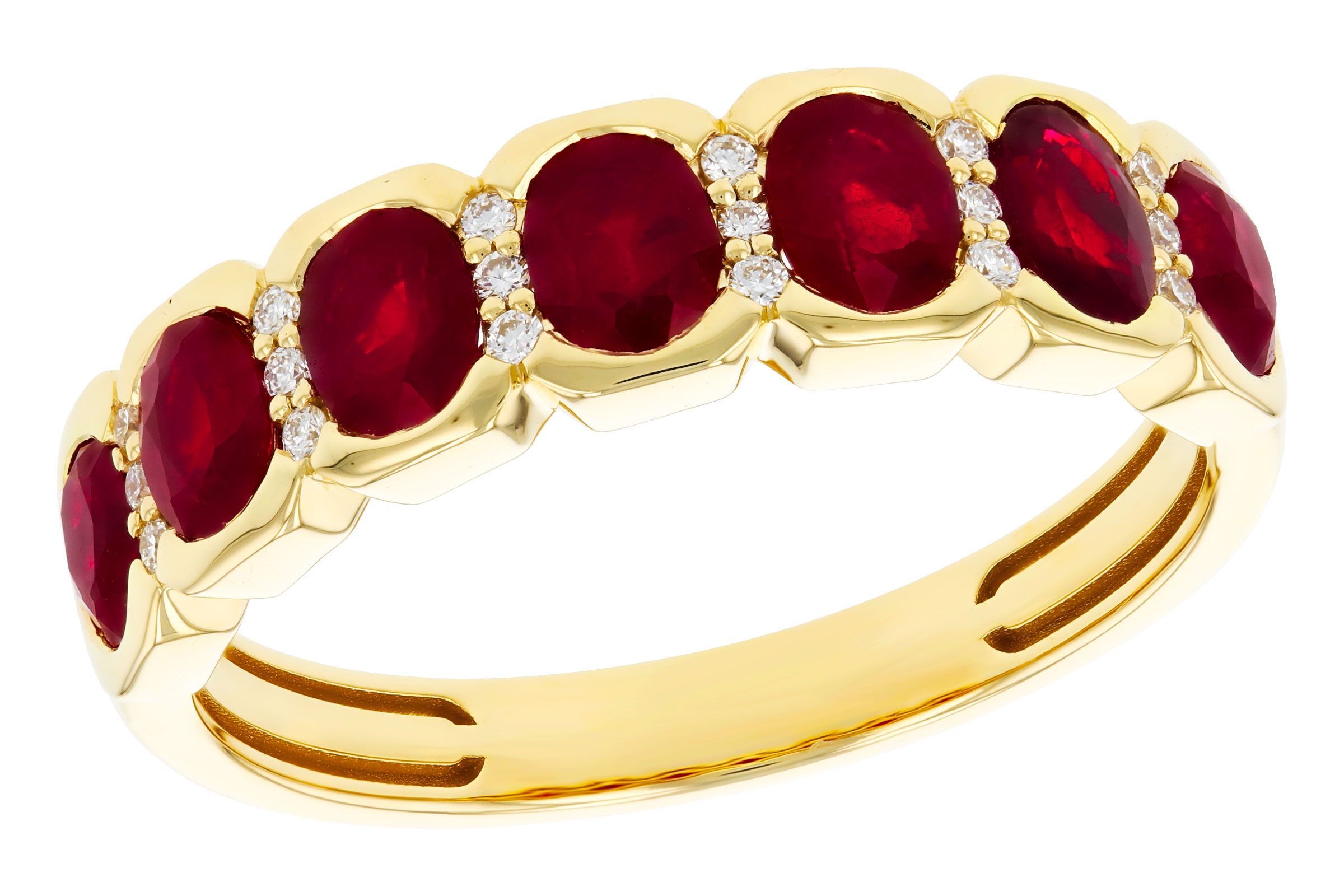 F321-38997: LDS WED RG 1.45 TW RUBY 1.52 TGW
