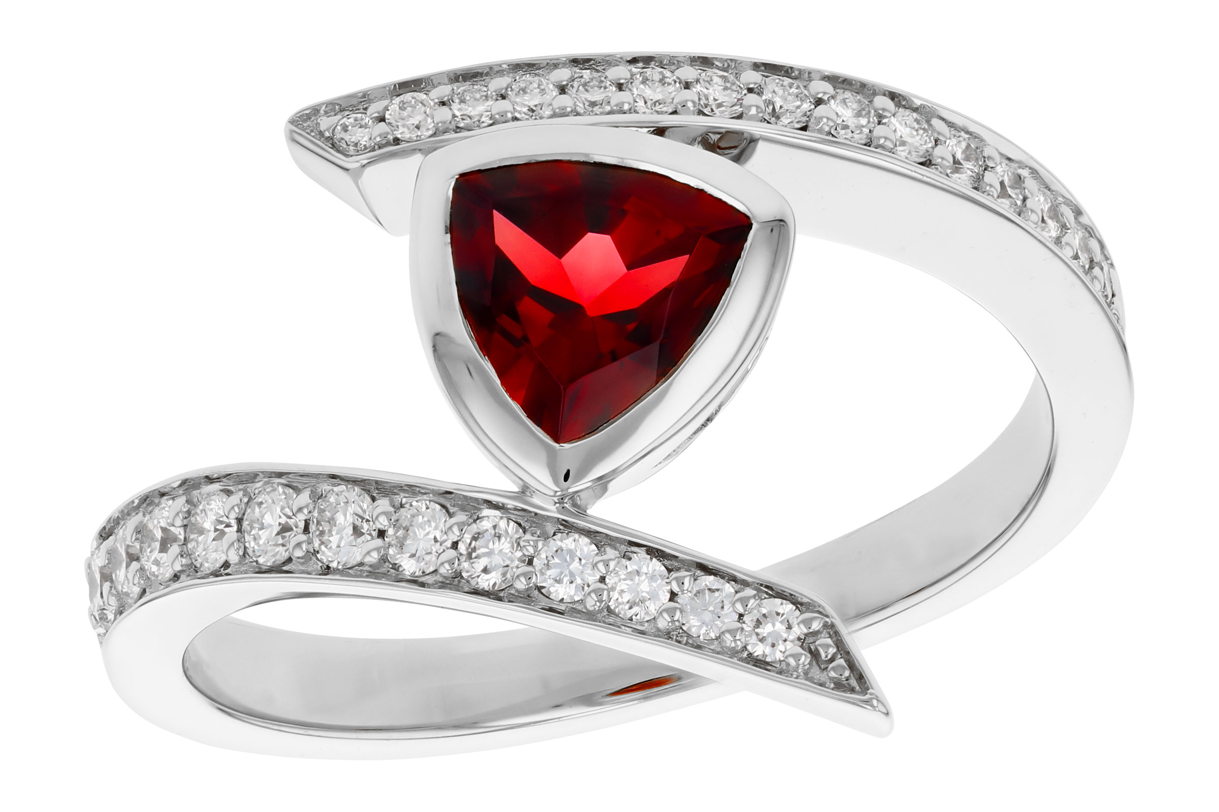 F321-39870: LDS RG .84 GARNET 1.08 TGW (6MM GAR)