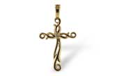 G052-31679: CROSS PENDANT .01 BR