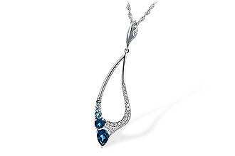 G235-07106: NECK .83 BLUE TOPAZ 1.00 TGW