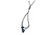 G235-07106: NECK .83 BLUE TOPAZ 1.00 TGW