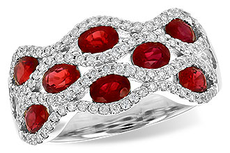 G235-97161: LDS WED RG 1.80 TW RUBY 2.18 TGW