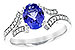 G235-98088: LDS RG 1.15 TANZANITE 1.30 TGW