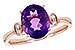G235-99824: LDS RG 2.10 AMETHYST 2.16 TGW (10x8MM AMY)