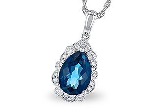 G318-70806: NECK 2.25 LONDON BLUE TOPAZ 2.40 TGW