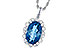 G318-72597: NECK 3.60 LONDON BLUE TOPAZ 3.77 TGW (12x8MM LBT)