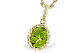 G319-58979: NECKLACE 1.72 TW PERIDOT 1.75 TGW (9x7 PER)