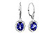 G319-59824: EARR 1.28 TW TANZANITE 1.72 TGW (7x5 OVAL)