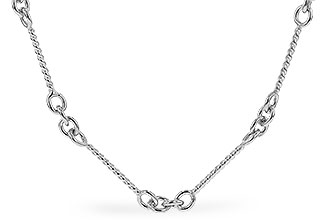 G319-60806: TWIST CHAIN (18IN, 0.8MM, 14KT, LOBSTER CLASP)