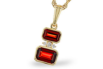 G320-48061: NECK .98 TW GARNET 1.01 TGW