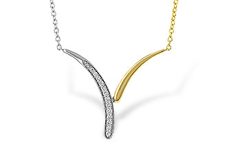G320-50797: NECKLACE .12 TW (18")