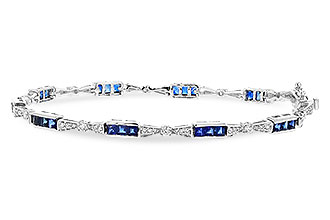 G320-51679: BRACELET 2.10 SAPPHIRE 2.75 TGW (7")