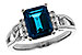 G320-52570: LDS RG 2.42 LONDON BLUE TOPAZ 2.50 TGW (9x7MM LBT)