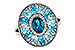 G320-52615: LDS RG 3.02 TW BLUE TOPAZ 3.10 TGW (7x5MM LBT CTR)