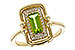 G320-54379: LDS RG .72 PERIDOT .84 TGW (8x4MM PER)