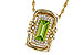 G320-54397: NECKLACE .72 PERIDOT .84 TGW (8x4MM PER)
