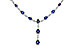 G320-54415: NECKLACE 4.82 TW SAPPHIRE 7.02 TGW (17")