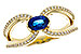 G321-37161: LDS RG .56 SAPPHIRE .75 TGW (6x4MM SA)