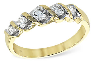 H138-70733: LDS WED RG .50 TW
