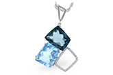 H234-16215: NECK 10.60 BLUE TOPAZ 10.73 TGW