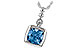 H235-05315: NECK 1.45 BLUE TOPAZ 1.49 TGW