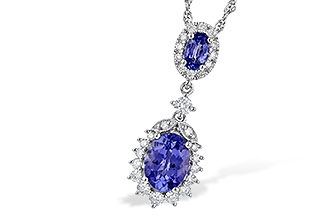 H235-97179: NECK 1.26 TW TANZANITE 1.60 TGW