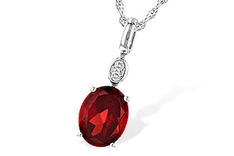H235-98997: NECK 2.90 GARNET 2.93 TGW (10x8MM GAR)