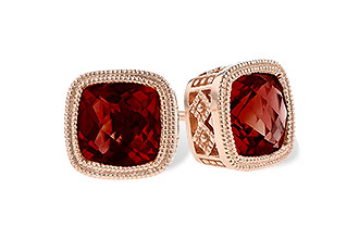 H318-64452: EARR 2.50 TW GARNET