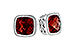 H318-64452: EARR 2.50 TW GARNET