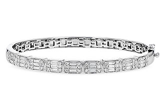 H318-67152: BANGLE 1.25 TW BAGUETTES