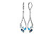 H318-68061: EARR 1.08 BLUE TOPAZ 1.35 TGW