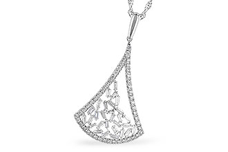 H318-69852: NECKLACE .50 TW