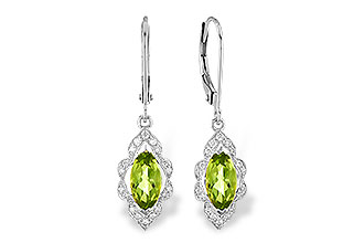 H318-70797: EARR 1.25 PERIDOT 1.40 TGW