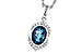 H318-72615: NECK 1.96 LONDON BLUE TOPAZ 2.10 TGW