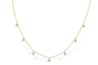 H319-56261: NECKLACE .12 TW (18")