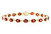 H319-57152: BRACELET 9.22 TW GARNET 9.26 TGW