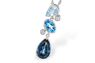 H319-58079: NECK 1.99 TW BLUE TOPAZ 2.02 TGW