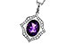 H319-61706: NECKLACE 1.52 AMETHYST 1.70 TGW (9x7 MM AMY)