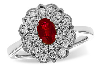 H319-62579: LDS RG .55 TW RUBY 1.07 TGW (6x4MM RUBY)