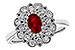 H319-62579: LDS RG .55 TW RUBY 1.07 TGW (6x4MM RUBY)