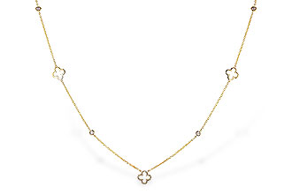 H320-48052: NECKLACE .20 TW (18")