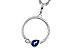H320-48079: NECKLACE .26 SAPPHIRE .28 TGW