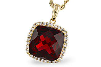 H320-48970: NECKLACE 9.26 GARNET 9.51 TGW (12MM CU)
