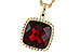 H320-48970: NECKLACE 9.26 GARNET 9.51 TGW (12MM CU)
