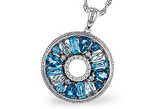 H320-49852: NECKLACE 1.67 BLUE TOPAZ 1.72 TGW