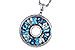H320-49852: NECKLACE 1.67 BLUE TOPAZ 1.72 TGW