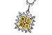H320-49861: NECK .76 FANCY YELLOW DIAMONDS 1.09 TW