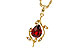 H320-52570: NECKLACE 1.34 GARNET 1.39 TGW (8X6MM GAR)