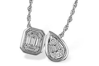 H320-53515: NECKLACE .17 BAG .25 TW