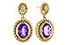 H320-54397: EARRINGS 1.98 AMETHYST 2.02 TGW (8x6MM AMY)